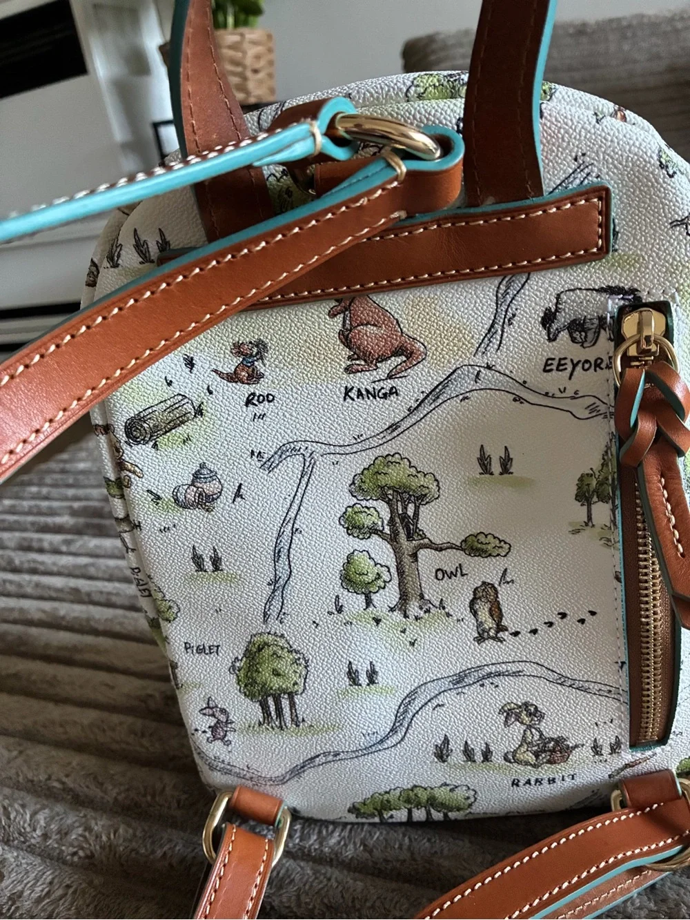 Dooney & Bourke Loungefly Winnie the Pooh Print Mini Backpack